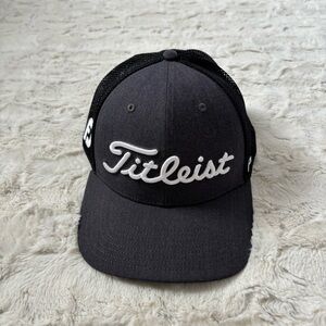 Titleist Gray/Black FootJoy Pro V1 Mesh Golf Hat
